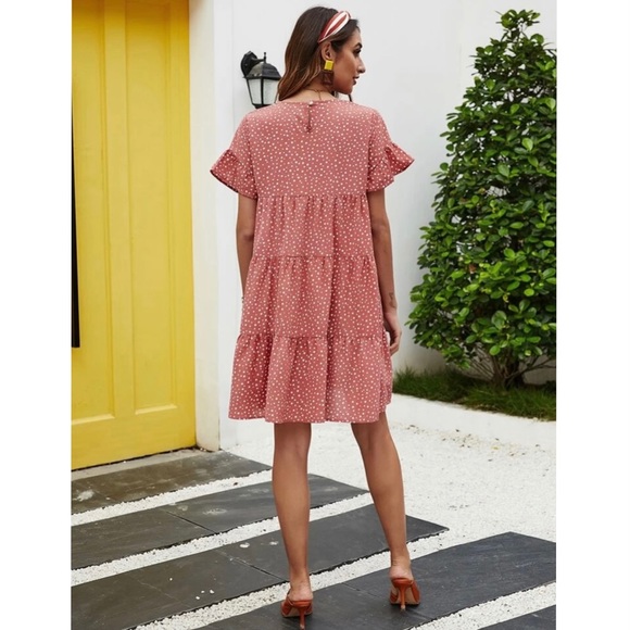 ✨LAST ONE✨Polka Dot Ruffle Hem Dress - Picture 3 of 7